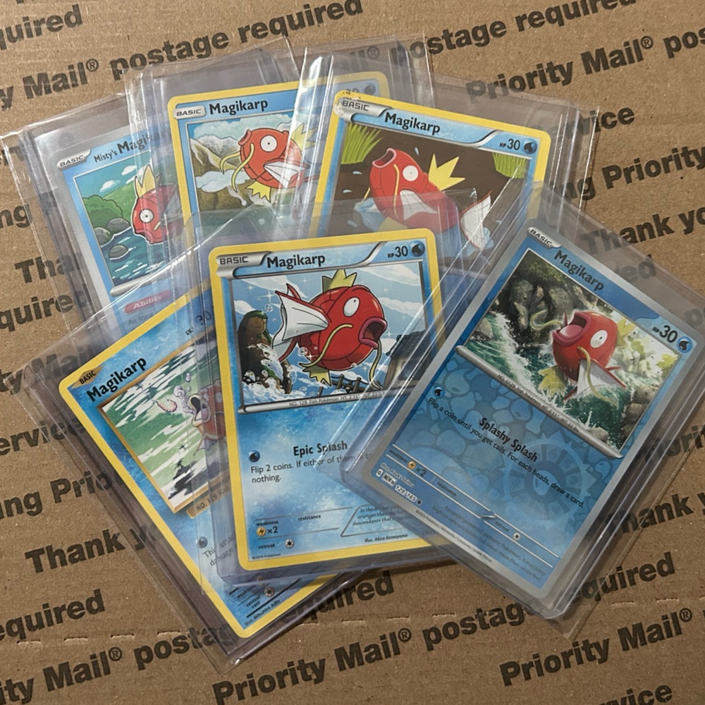 (x6️⃣) Pokemon Magikarp TCG Cards